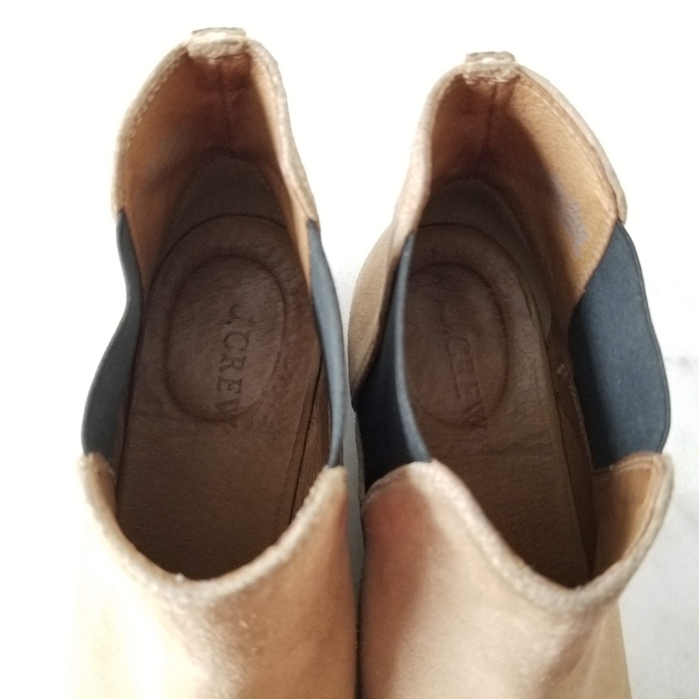 J.CREW Low Suede Pull On Boots Ankle Chelsea - Picture 6 of 8